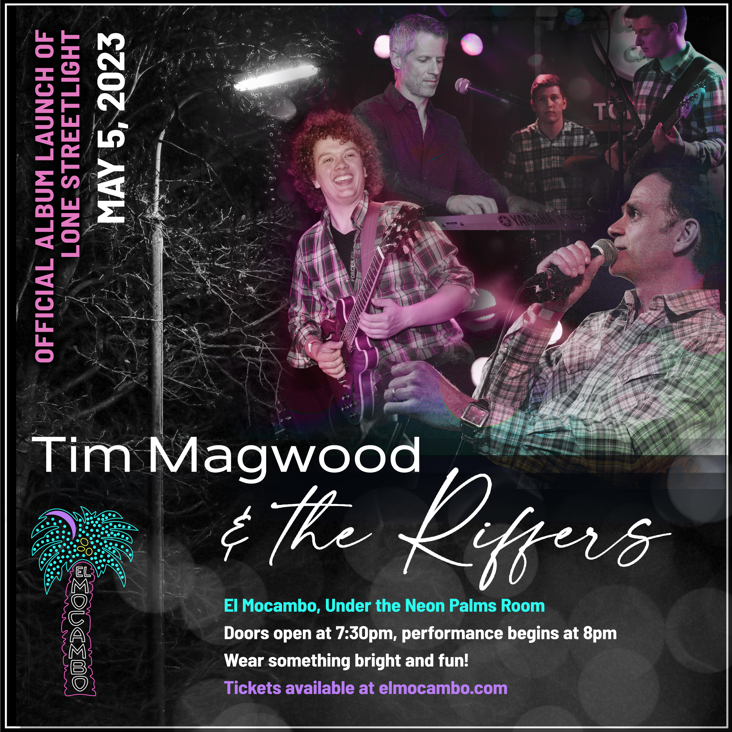 “Lone Streetlight” Album Launch from Tim Magwood & The Riffers