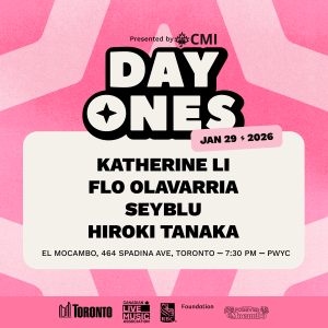 DAY ONES – presented by CMI