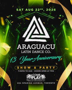 ARAGUACU LATIN DANCE CO. – 13 Year Anniversary